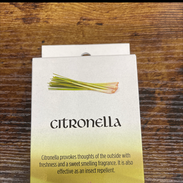 Citronella incense cones