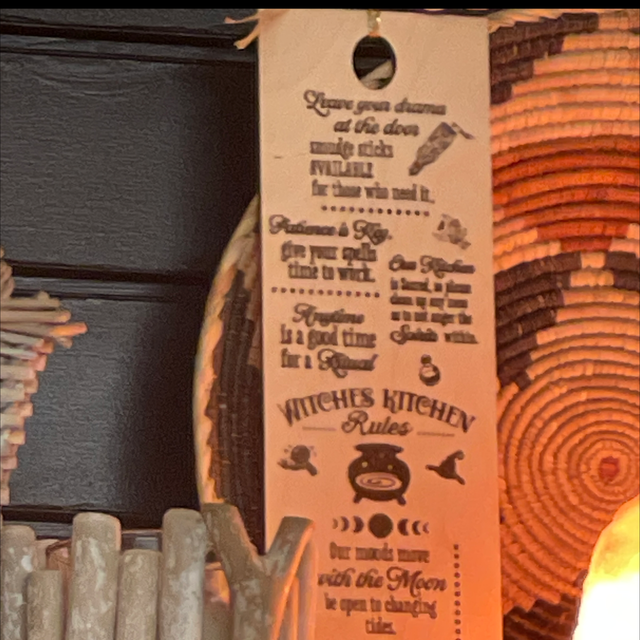 Hanging magic signs