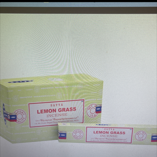 Packet of Lemongrass incense sticks