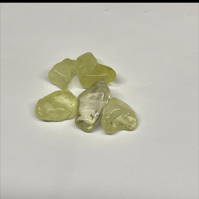 Citrine pieces, tiny x 5