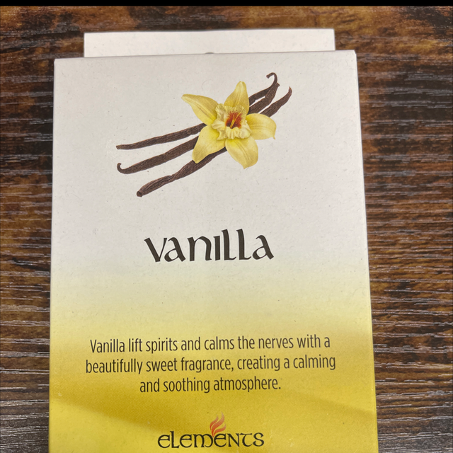 Vanilla incense cones