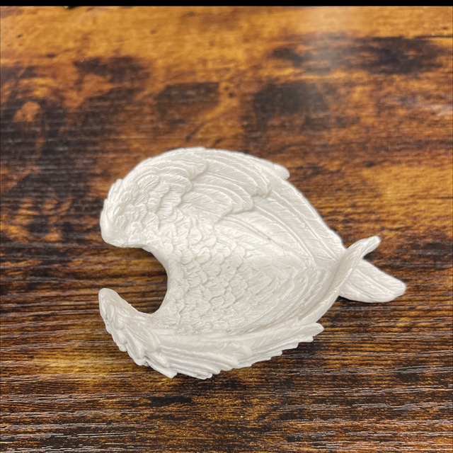 Mini angel wing trinket holder