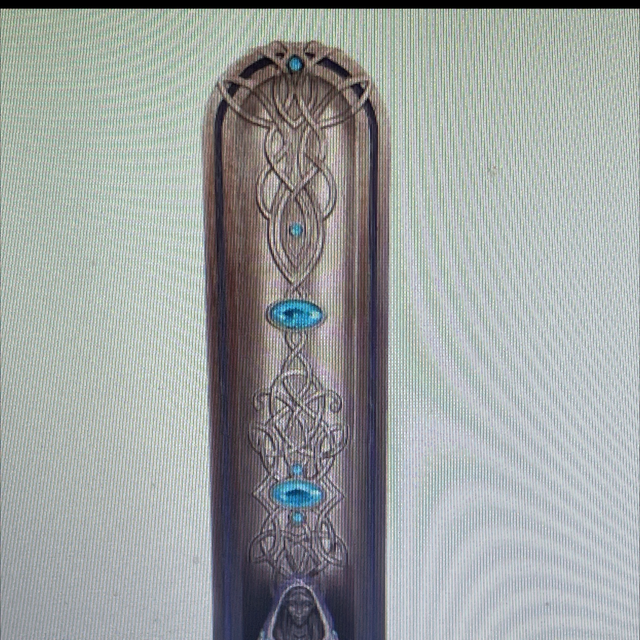 Triple moon goddess incense burner 22.5 cm