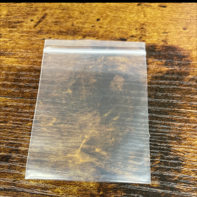 Plastic spell bag