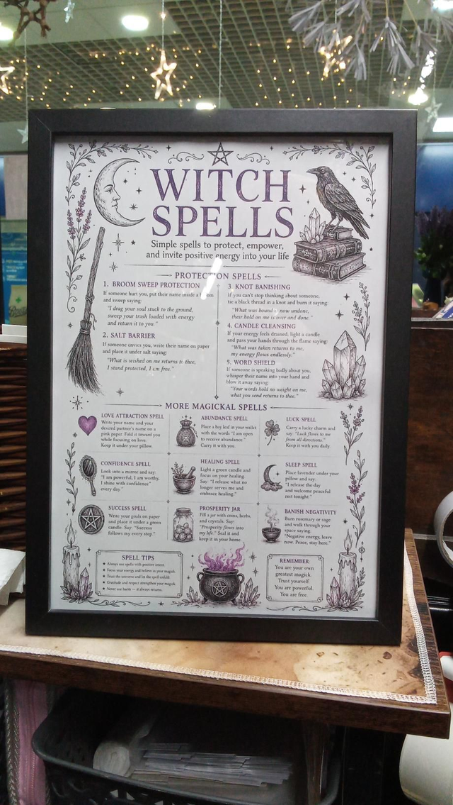 Picture Witch Spells