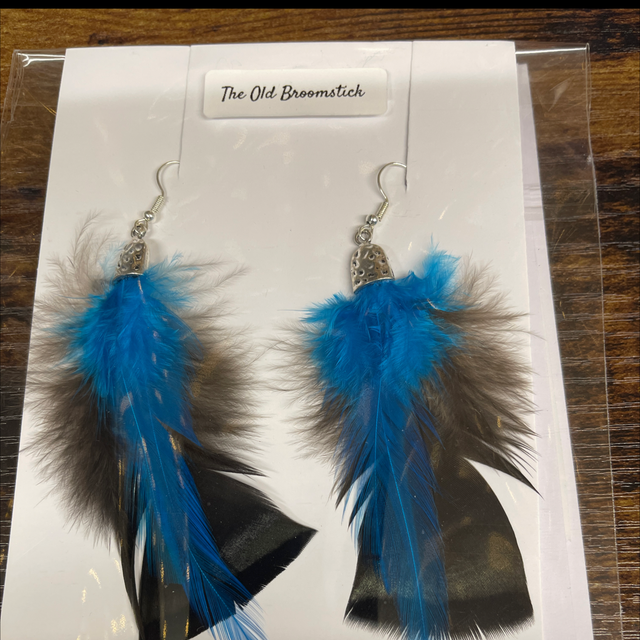 Feather earrings