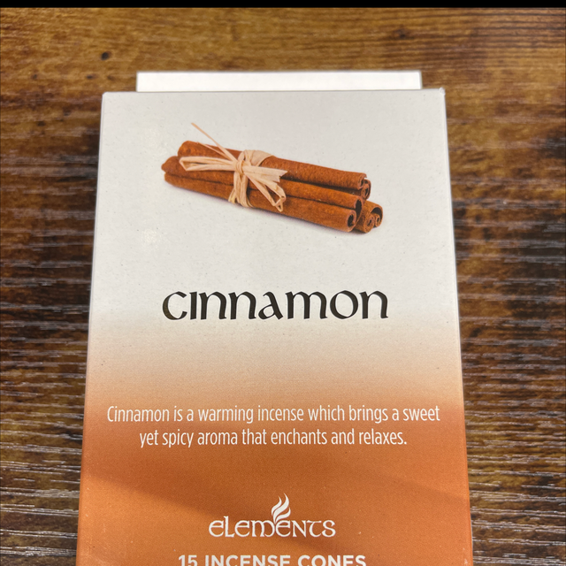 Cinnamon incense cones