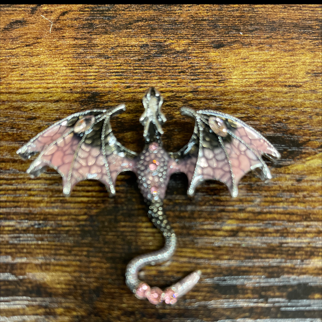 Dragon Pin pink and black