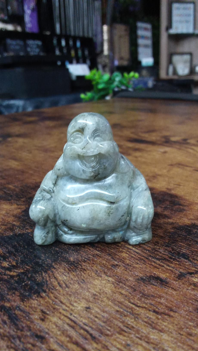 Buddha Labradorite Statue