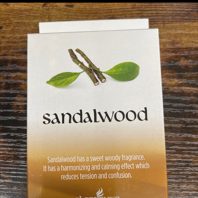 Sandalwood incense cones