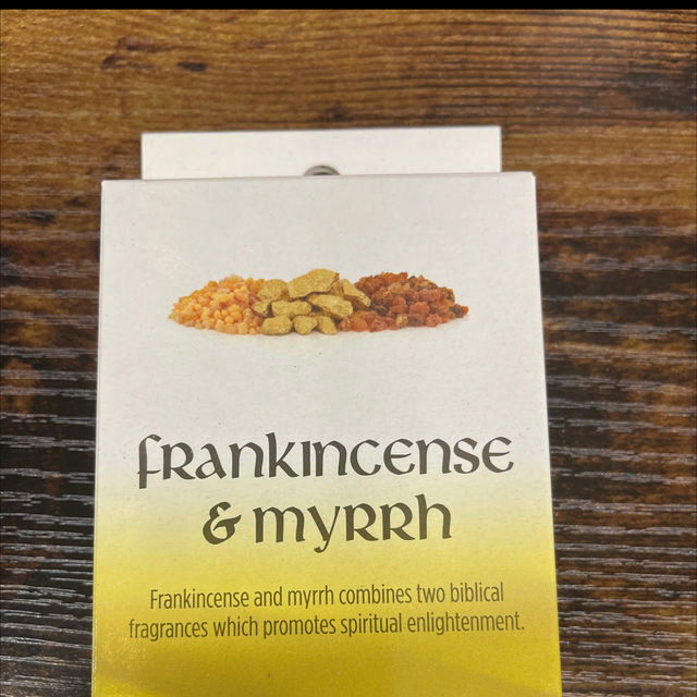 Frankincense and MYRRH incense cones