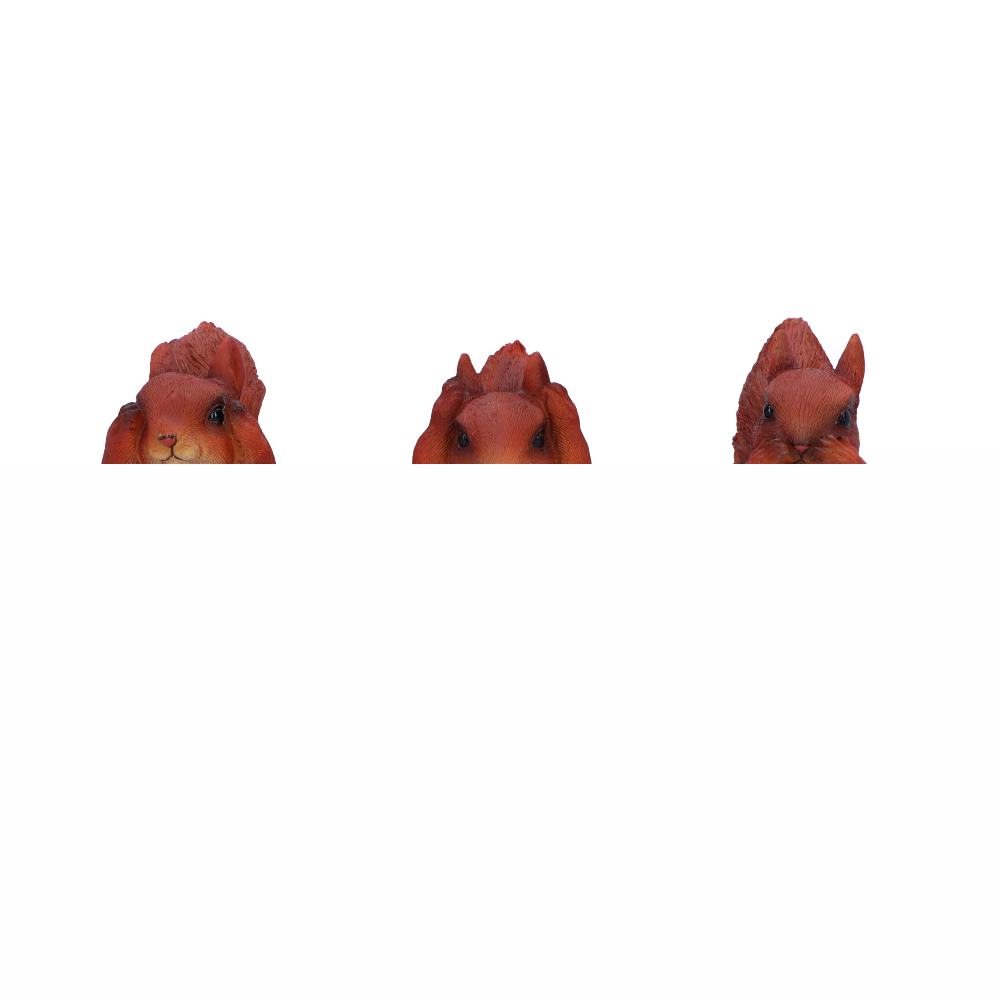 Three Wise Squirrels 9cm