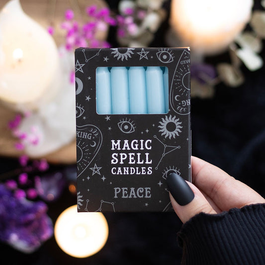 Magic spell candles blue