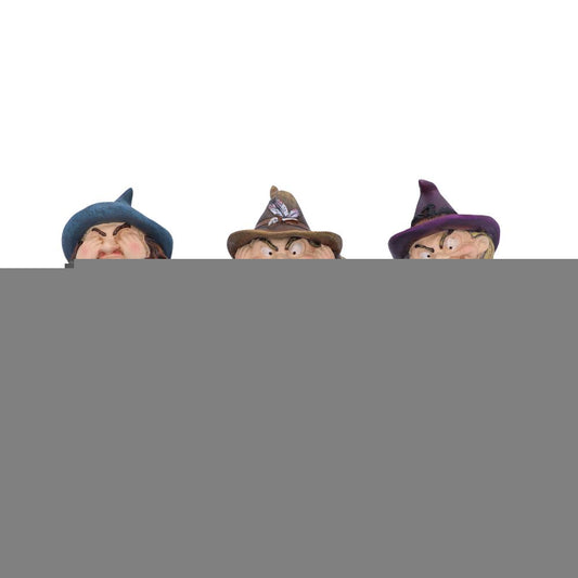Three Wise Witches 9.3cm