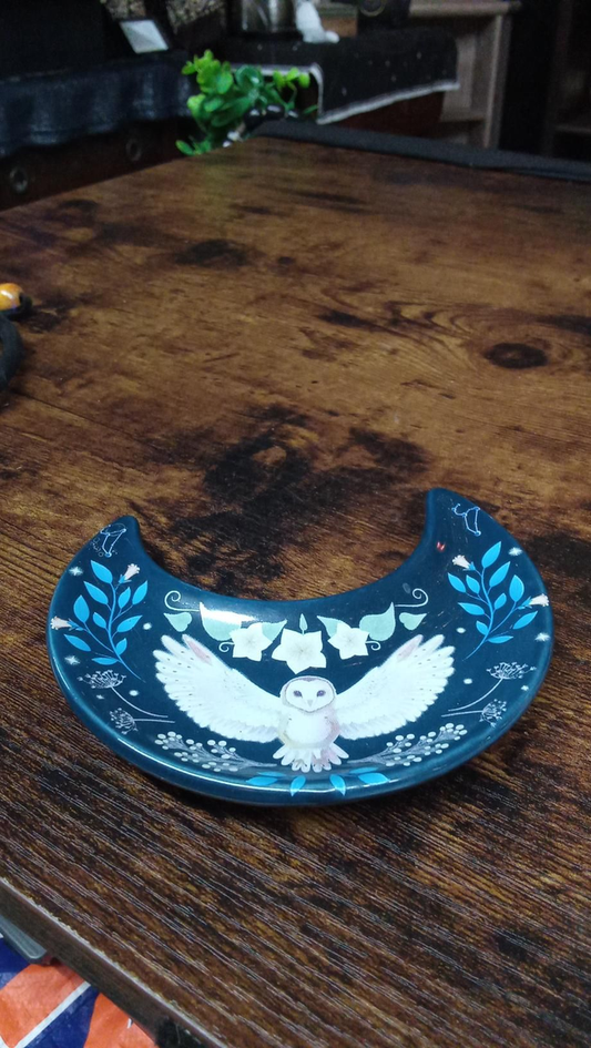 Trinket Owl Dish