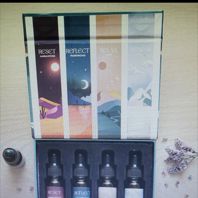 The meditation collection blended essential oil set
