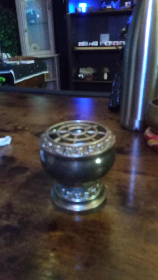 Incense Cone Silver Holder