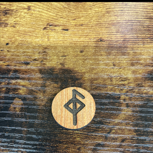 Wooden runes individual