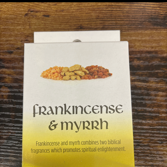 Frankincense and MYRRH incense cones