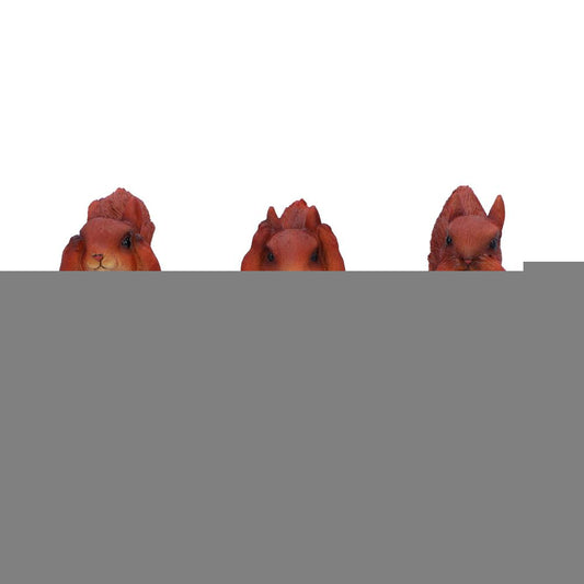 Three Wise Squirrels 9cm